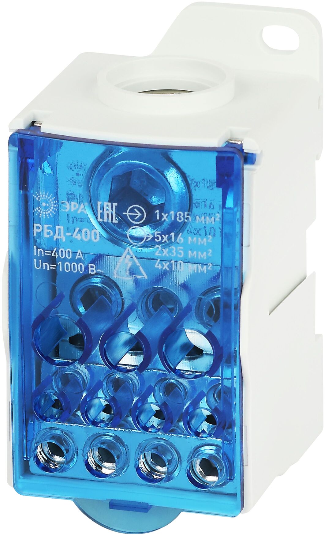 Распределительный блок на DIN-рейку РБД-400А