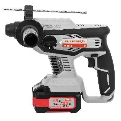 ПА-24/36В бесщеточный аккум. перфоратор Li-ion АПИ (кейс, 2 аккум. 2,0Ач, ЗУ)