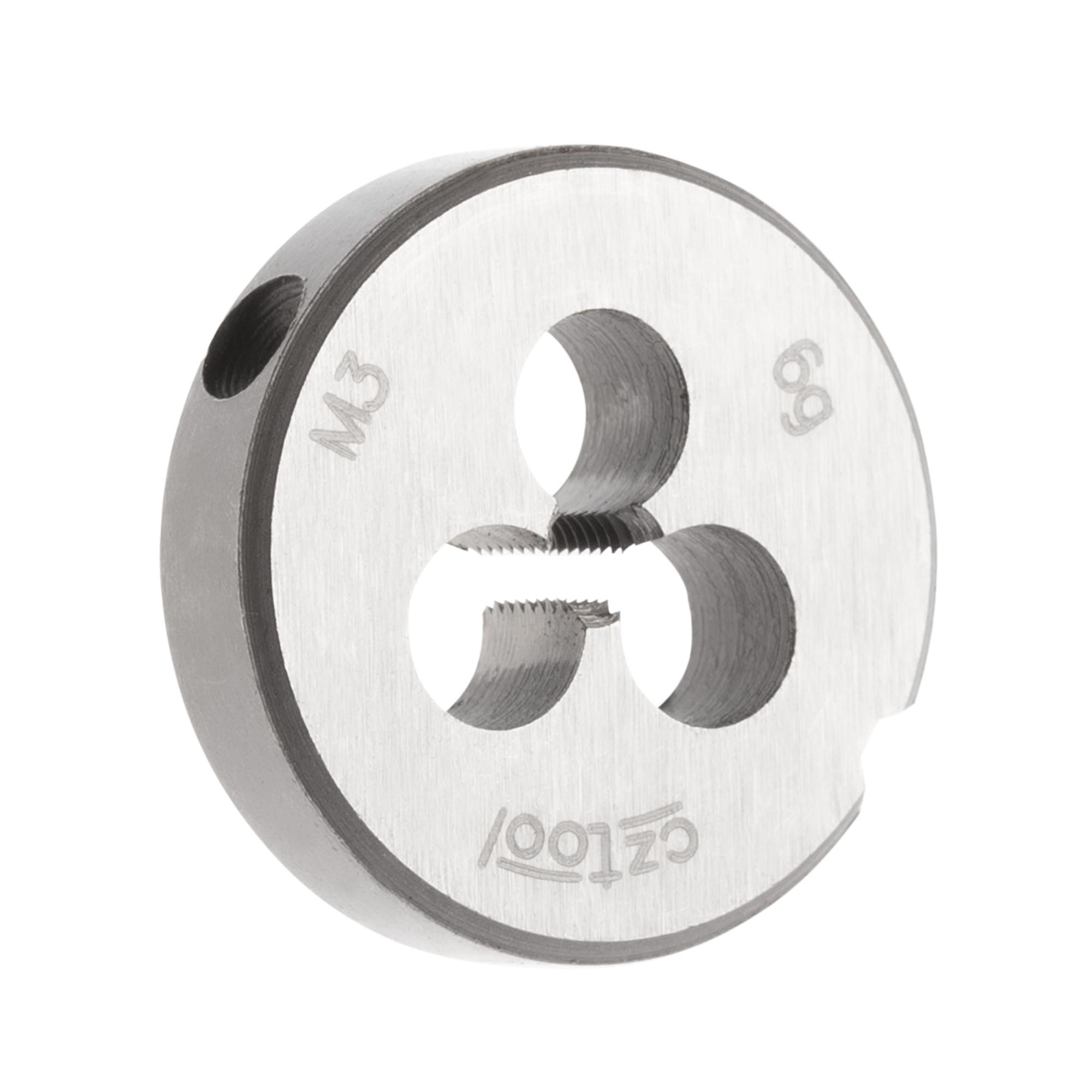 Плашка М 3,0х0,5 DINEN22568 115CrV3 6g 20х5мм (CzTool)