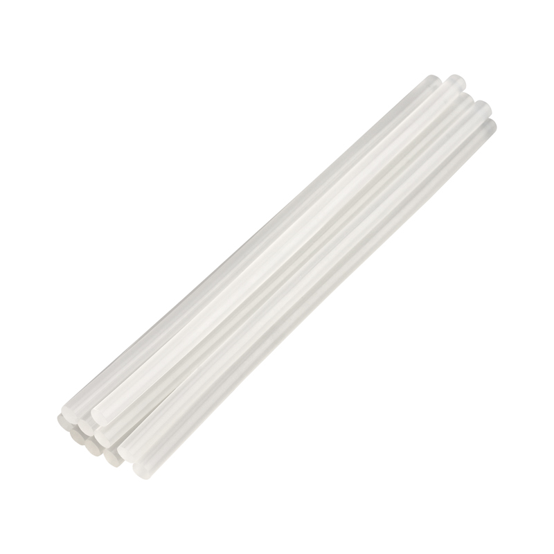 Стержни клеевые диаметр 7 мм, 200 мм, прозрачные (упак - 10 шт.)