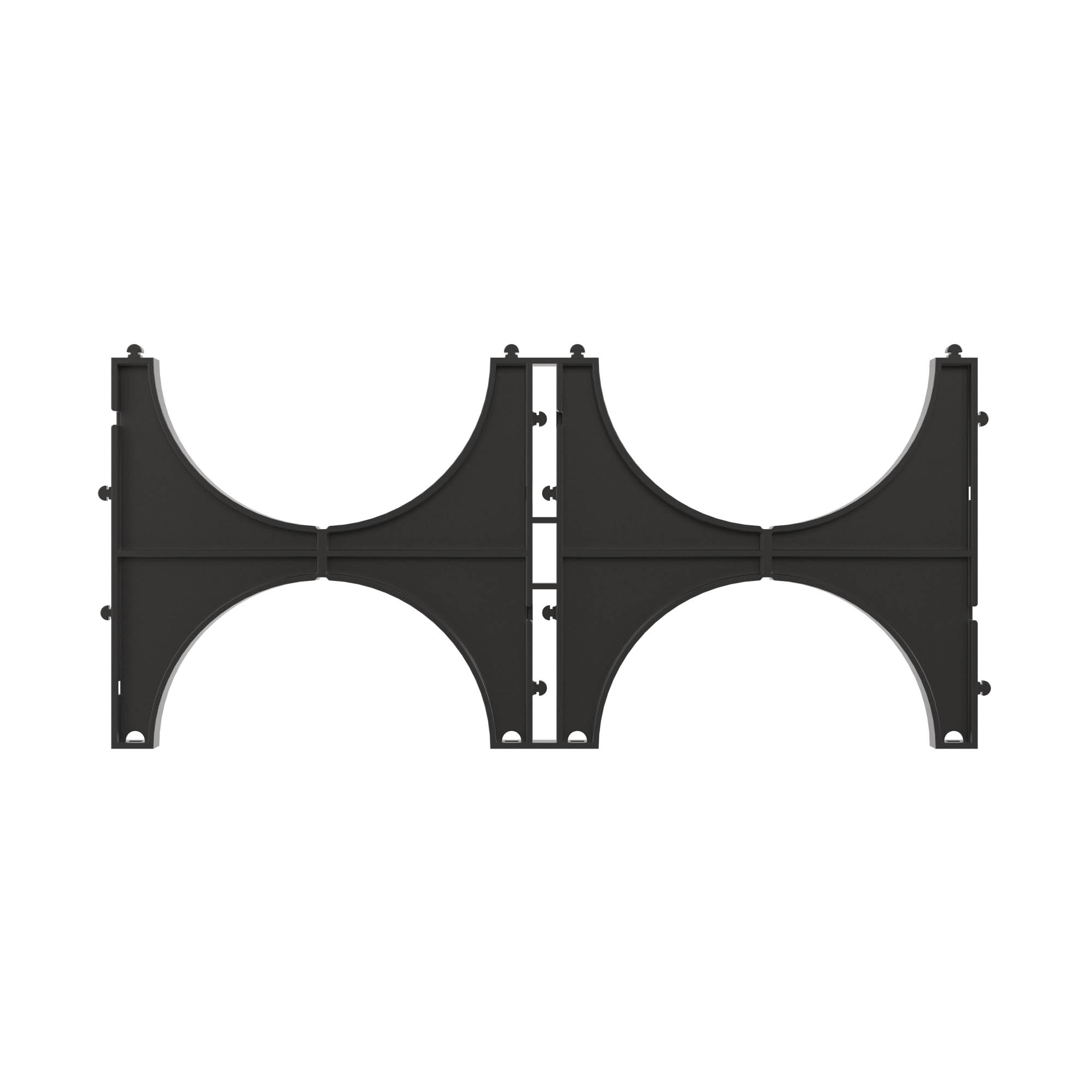 Держатель расстояния (кластер) 110мм для двустенныx труб двойной