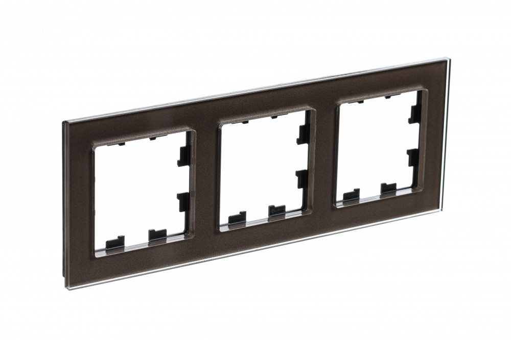 Рамка трехпостовая ATLASDESIGN NATURE, ОРГАНИЧЕСКОЕ СТЕКЛО МОККО