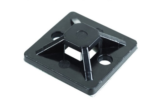 Площадка самоклеящаяся 20х20 мм, черная, 10 шт,