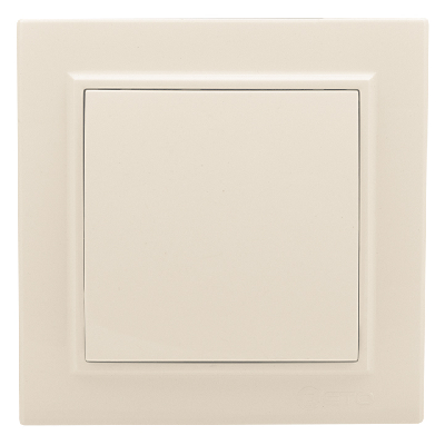 Выключатель одноклавишный СП 10А бежевый Минск