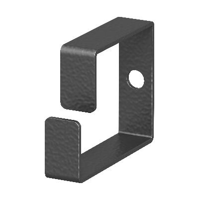 Кольцо одиночное 40х40 RAL9005