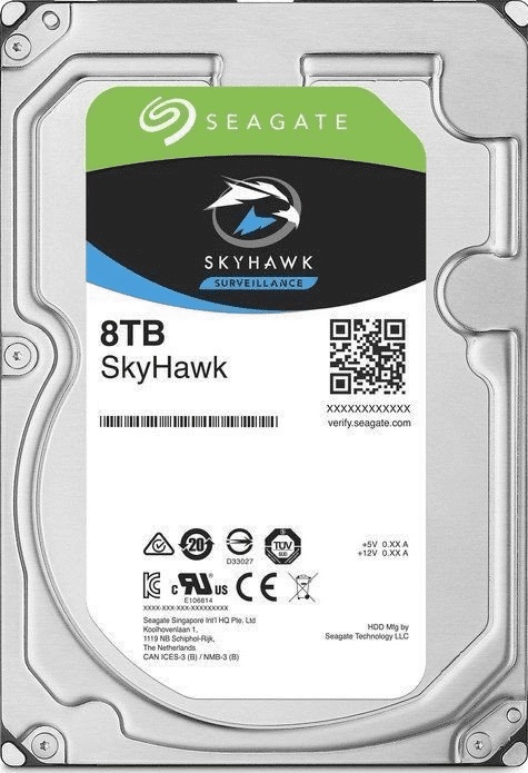 Жесткий диск 8TB SkyHawk 3.5'', SATAIII, 7200 об/мин, 256 МБ