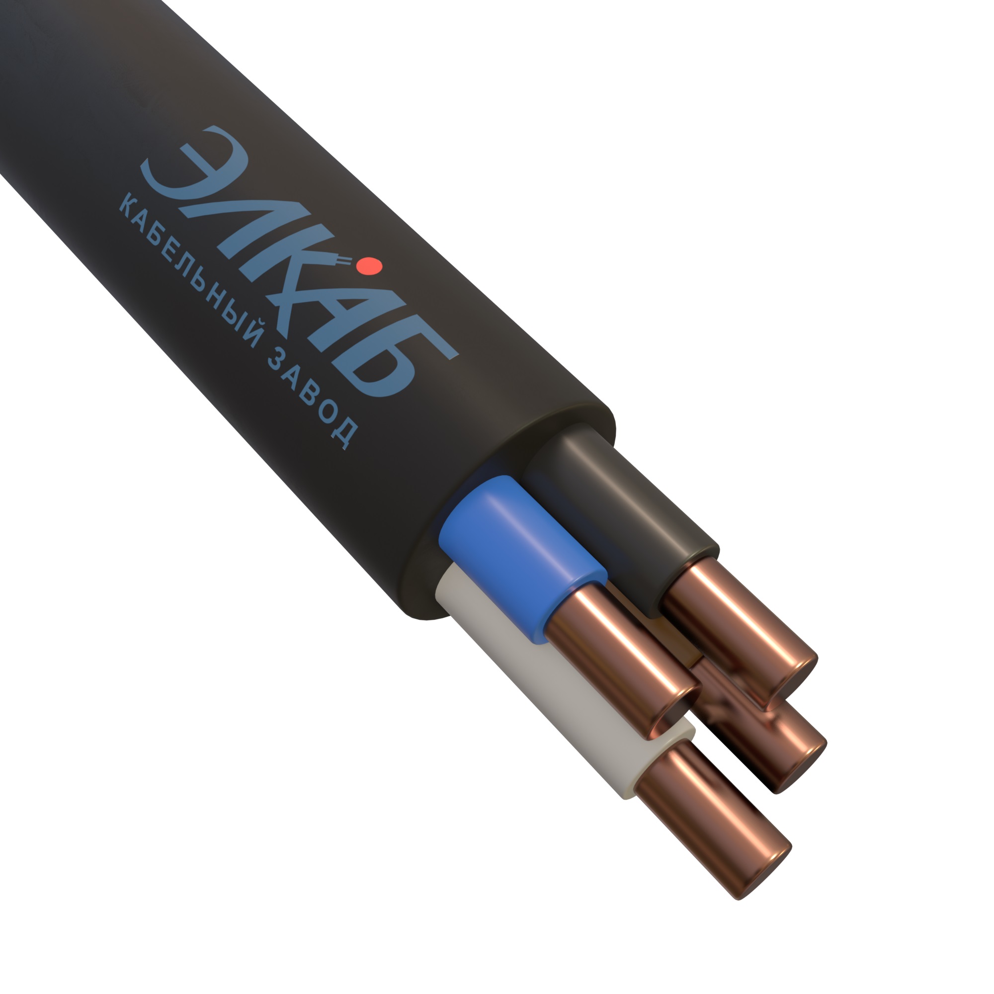 Кабель силовой ВВГнг(А)-LSLTx 4х2,5 ок (N) - 0,66 кВ ТРТС