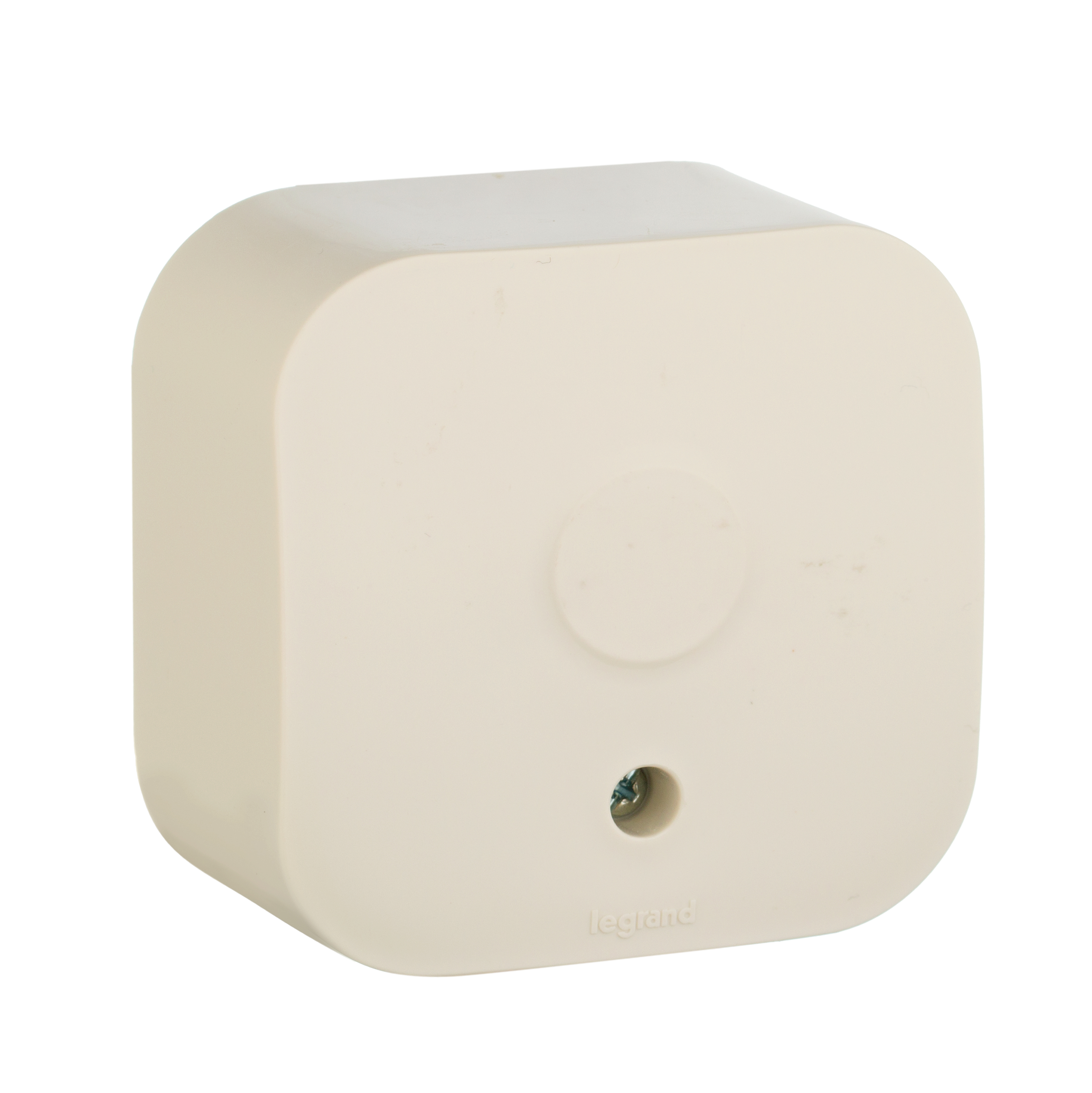 Вывод кабеля для открытой установки слоновая кость QUTEO