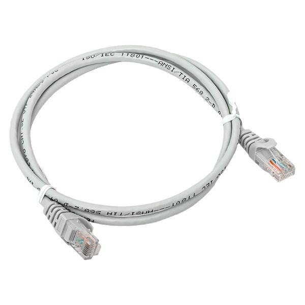 Патч-корд TERACOM PRO Cat.5E неэкранированный UTP оболочка PVC серый (1.0м)