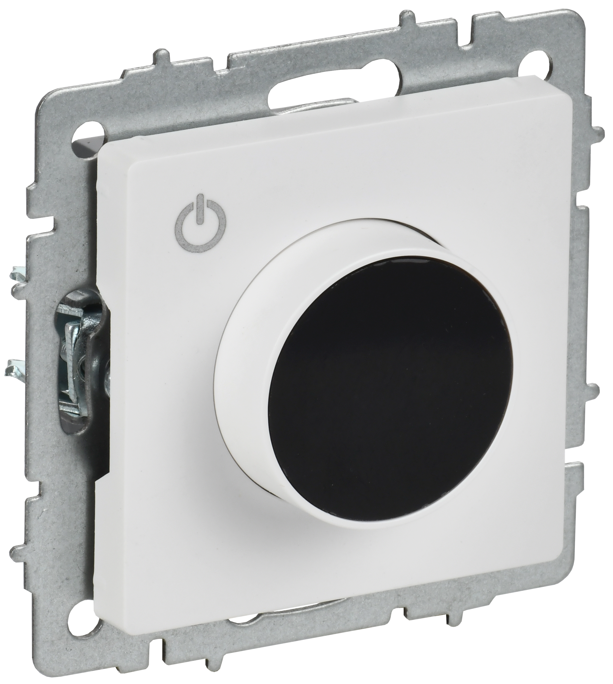 BRITE Термостат электронный с индикацией ТС10-1-БрАБ арктический белый IEK