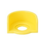 Кожух защитный для кнопки аварийного останова 60мм, желтый, полукруг