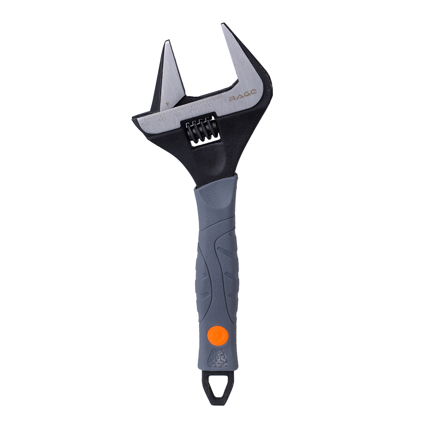 Ключ разводной с тонкими губками и широким зевом раскрытие до 50 мм длина 250 мм