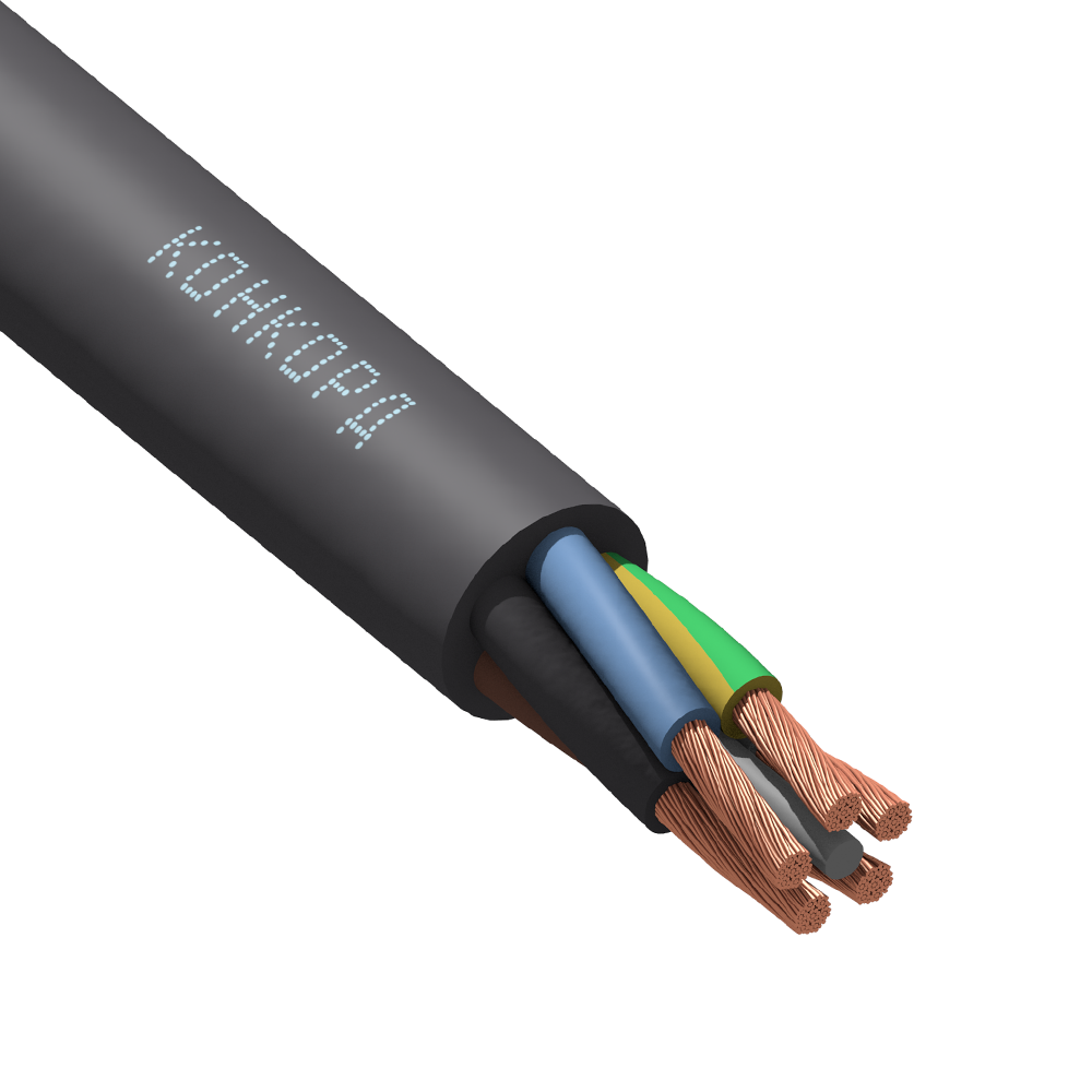 Кабель силовой КГТП-ХЛ 5х25(N.PE) 380/660-2