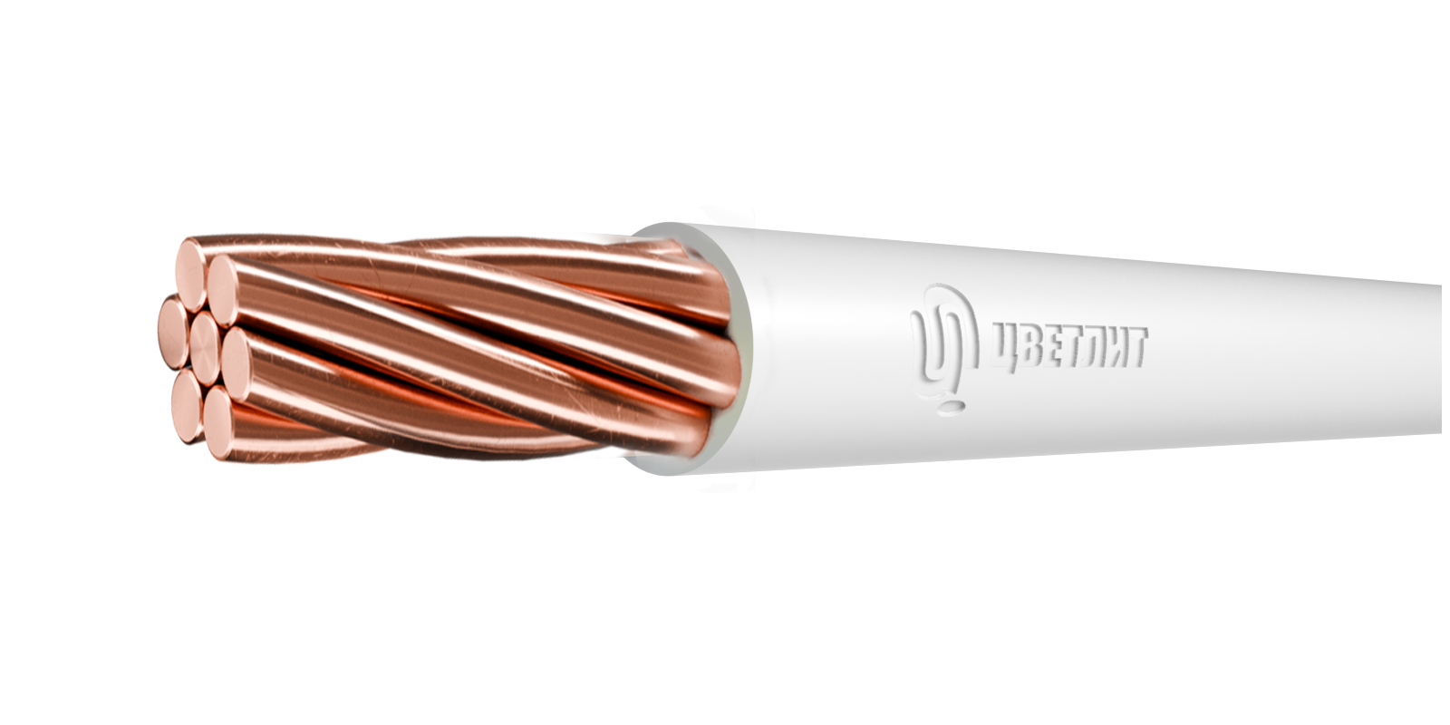 Провод силовой ПуВнг(A)-LS 1х25 белый  ТРТС