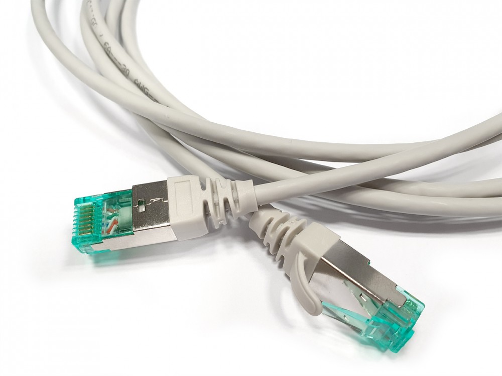 Патч-корд PC-LPT-SFTP-RJ45-RJ45-C6A-3M-LSZH-GY S/FTP категория 6a3 м серый