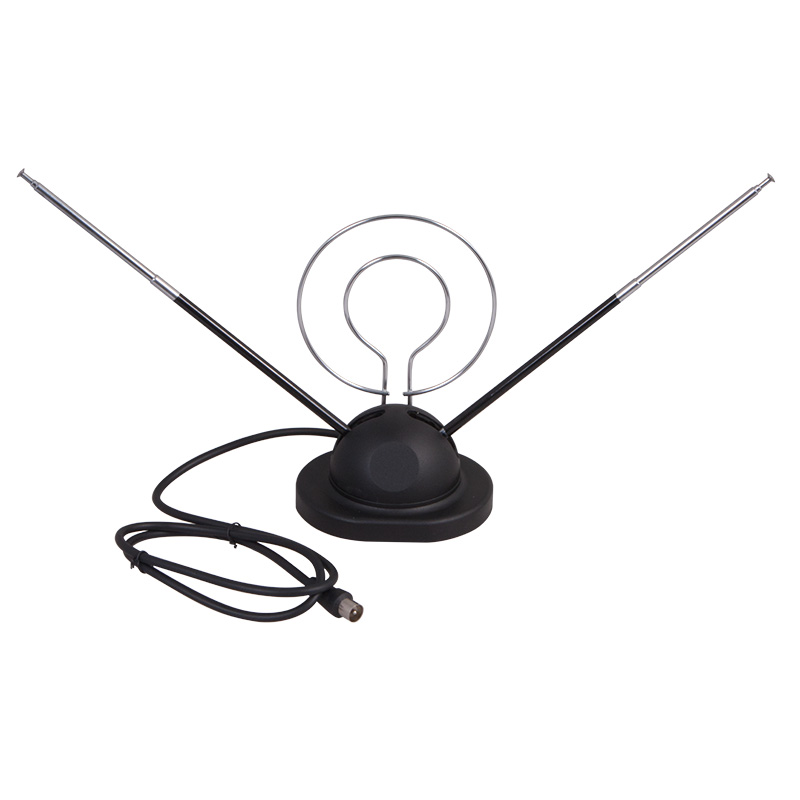 ТВ антенна комнатная телескопическая на подставке Усы (модель RX-105),