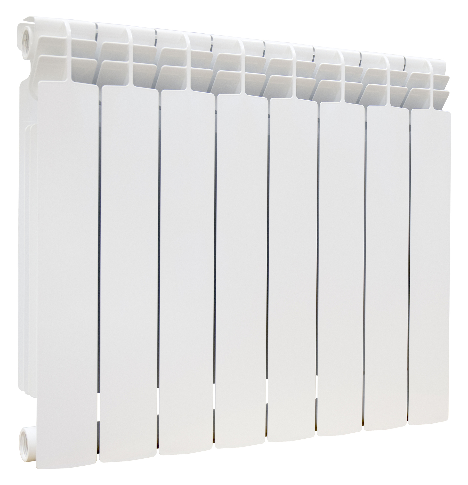 Радиатор биметаллический секционный  500/100/8 боковое подключение