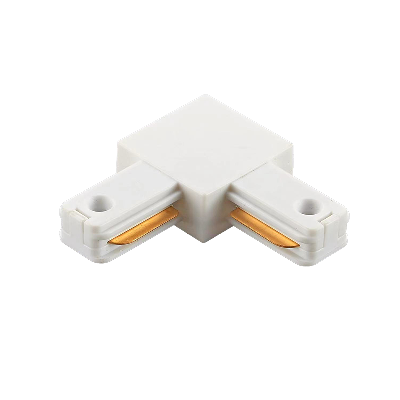 Коннектор белый (пластик) L- обр. PTR P CL-WH