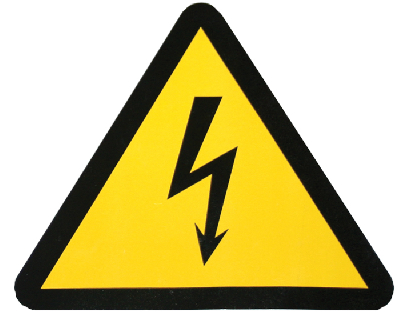 Знак ''молния'' 50х50х50мм (1шт)