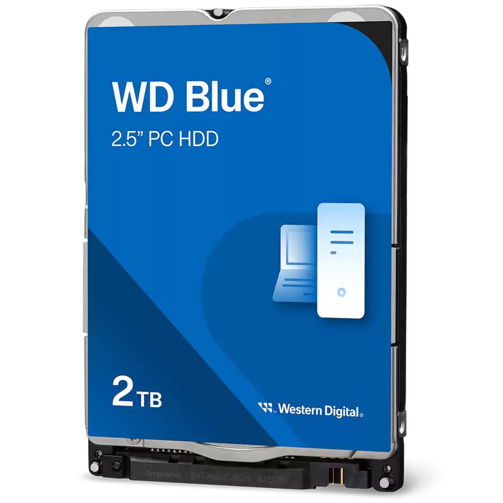 Жесткий диск 2TB Blue 2.5'', SATAIII, 5400 об/мин, 128 МБ