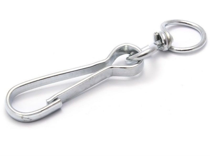 Карабин тип А 60мм с вертлюгом