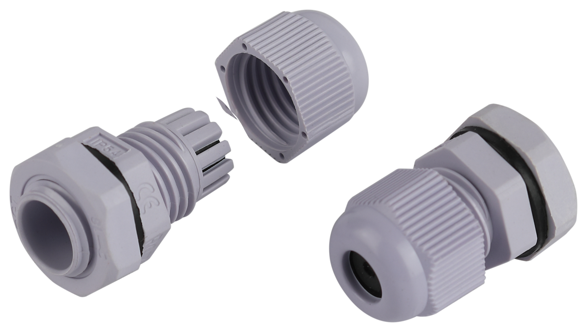 Ввод кабельный сальник NO-224-229 PG 7 (d отв.13 мм / d провод.3-6.5 мм) IP54 (упаковка 20 штук)