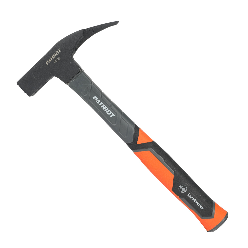 Молоток кровельщика  RHF-600 с  фиберглассовой рукояткой, 600г