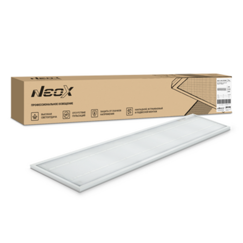 Панель светодиодная универсальная ДВО-01 4565-ПРИЗМА 45Вт 6500К 1195x180мм NEOX