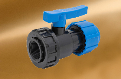 Кран шаровой компрессионный ВР разъемный d 20x1/2