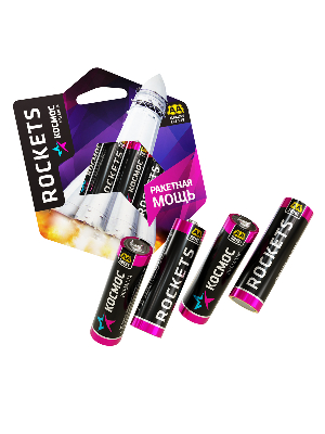 Батарейка  LR6 (AA) 1.5V Alkaline 4BL Rockets