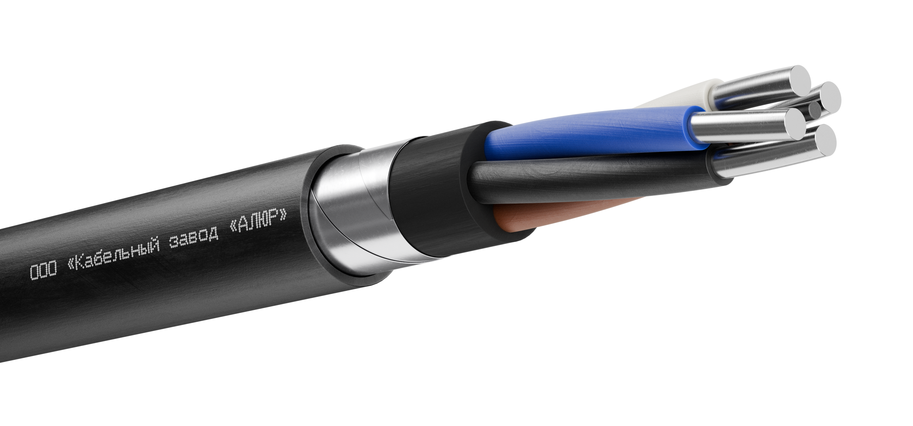 Кабель силовой АВБШв 4х16 (N)-0.66 однопроволочный барабан