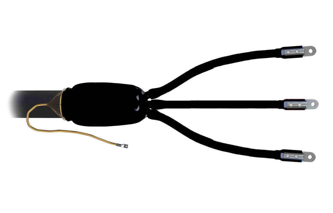 Муфта концевая 3 ПКВТп-10 (150-240) с наконечниками