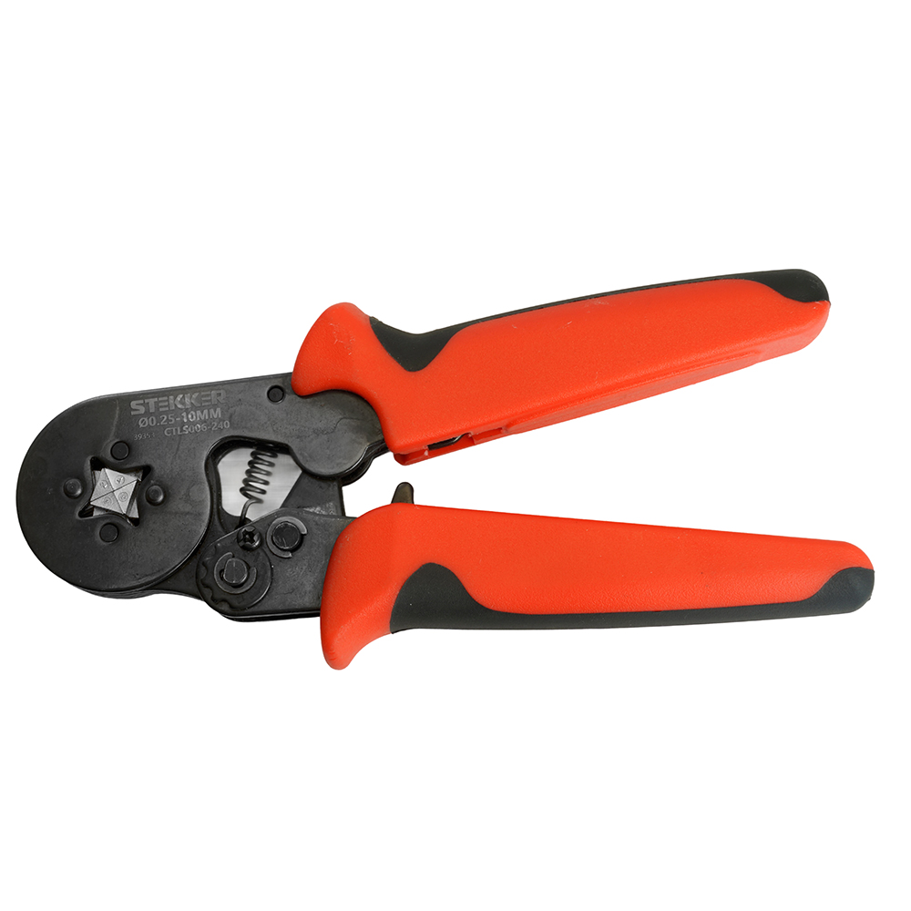 Кримпер для обжима втулочных наконечников d0,25-10мм красный