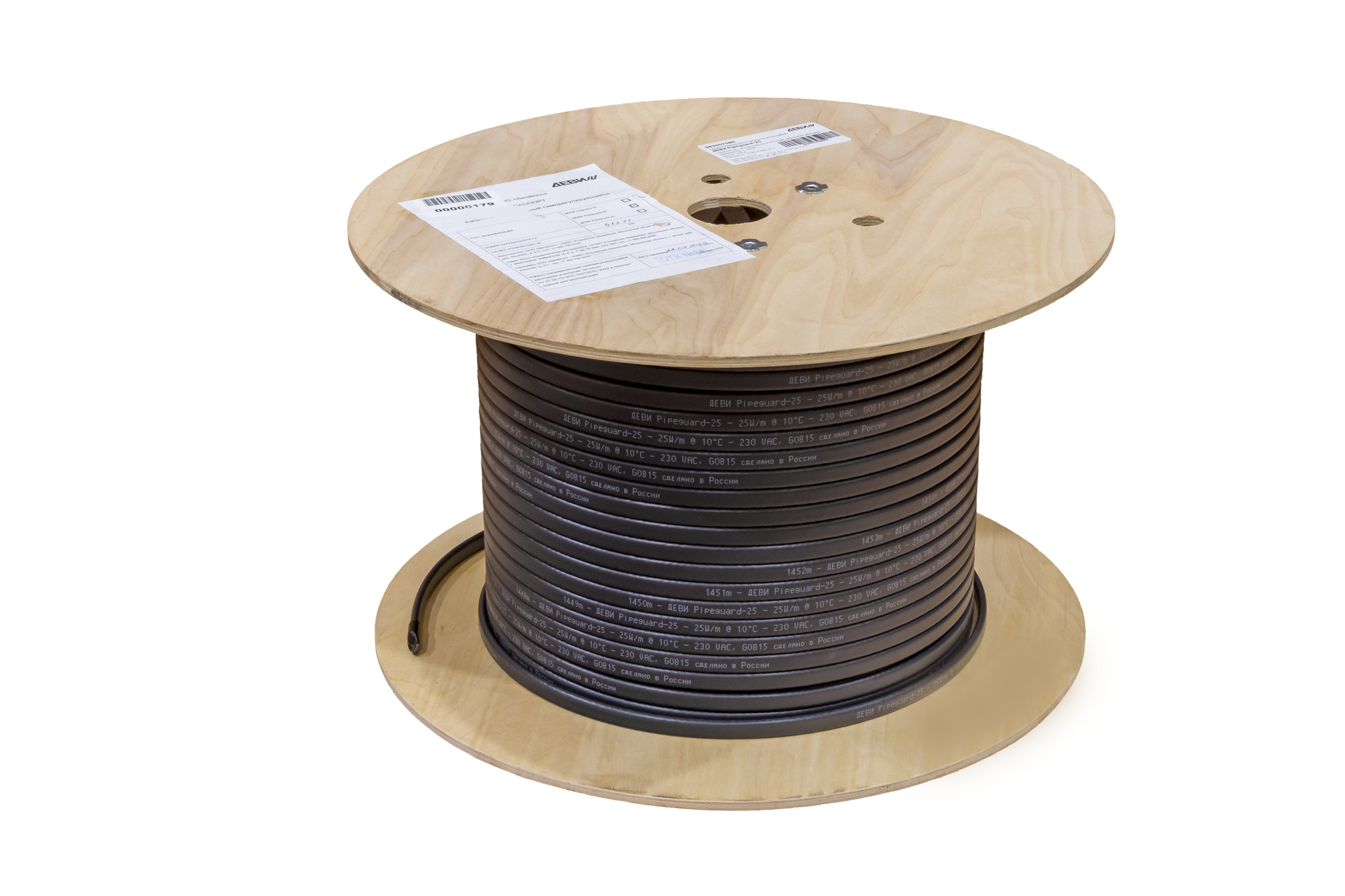 Кабель саморегулирующийся Ридан Pipeguard-25 (С) 230 В 250 м