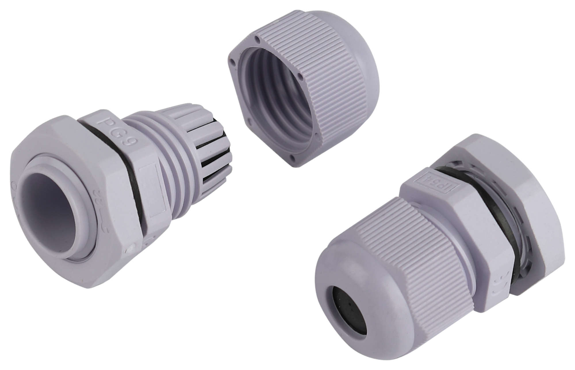 Ввод кабельный сальник NO-224-230 PG 9 (d отв.16 мм / d провод.4-8 мм) IP54 (упаковка 20 штук)