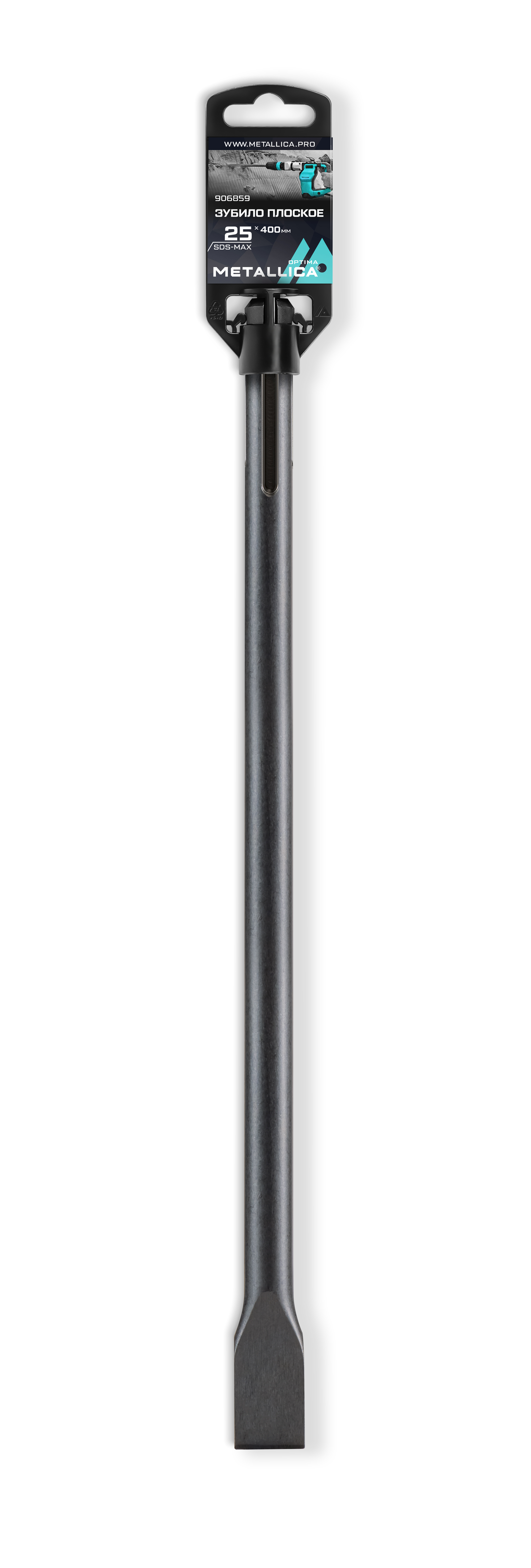 Зубило плоское SDS-max 25х400/260 мм, по бетону