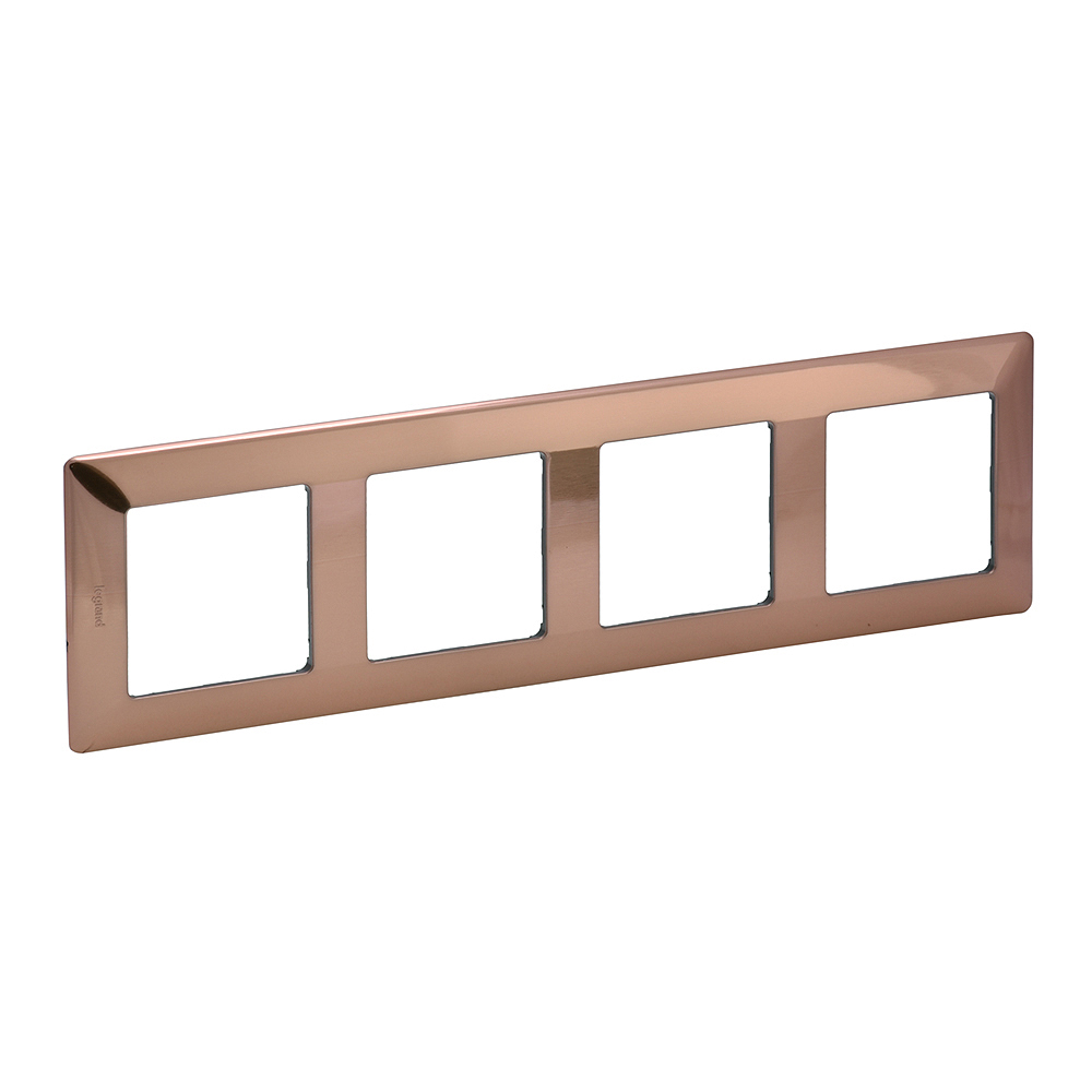 Valena LIFE Рамка 4 поста медь универсальная
