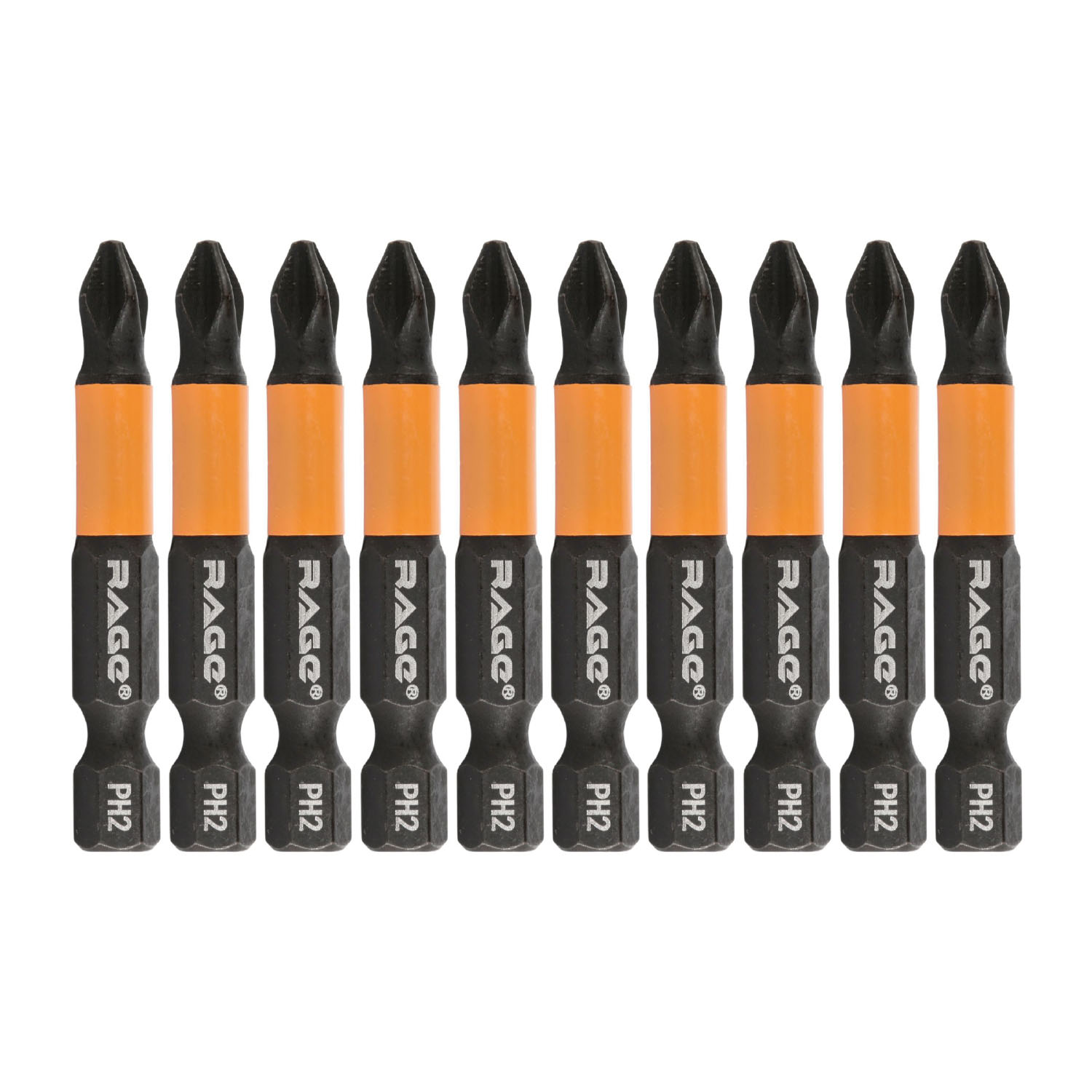 Биты магнитные S2 PH2 x 50 мм 10 шт