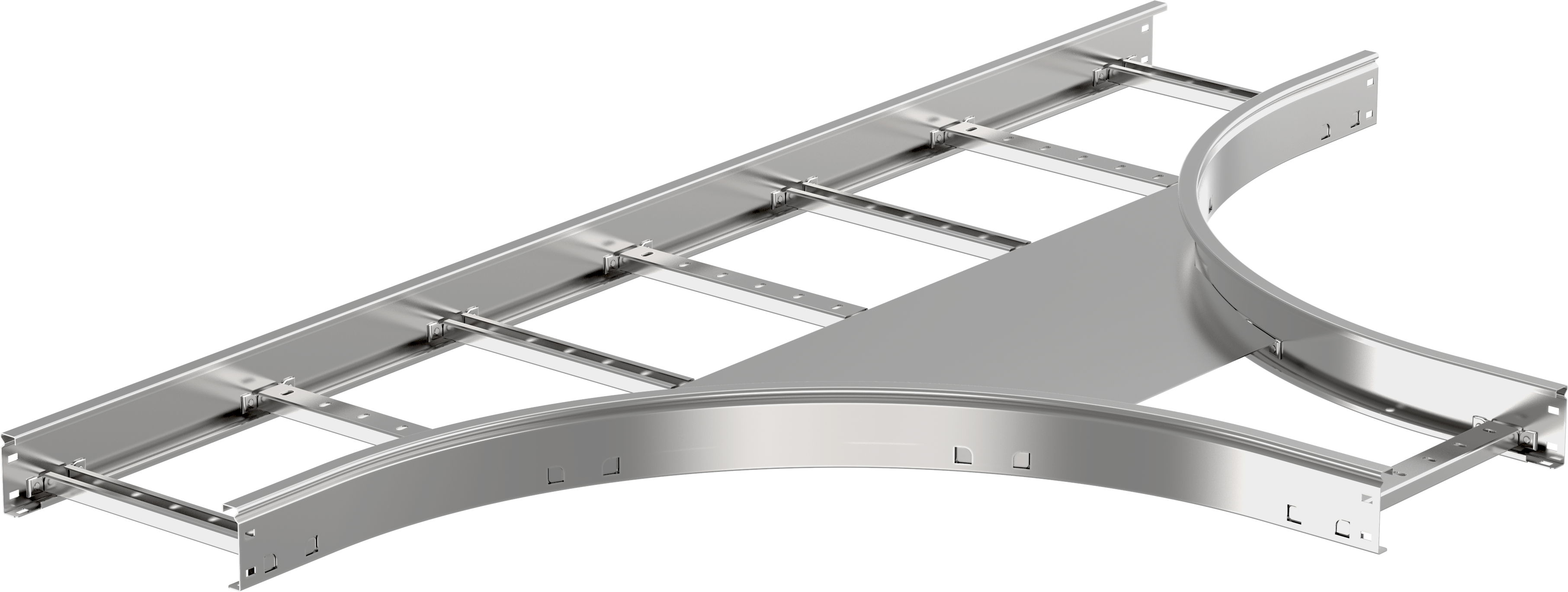 Разветвитель лестничный LESTA Т-образный 80х300мм R600 IEK