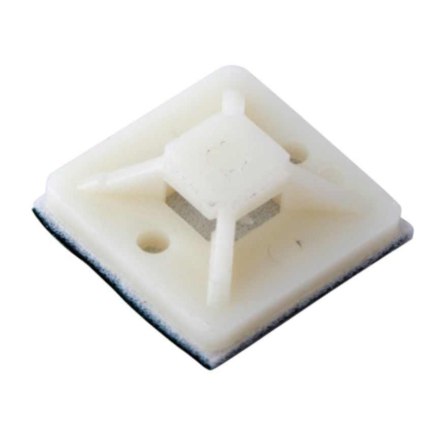 Площадка самоклеящаяся 25х25 мм, белая, 100 шт,