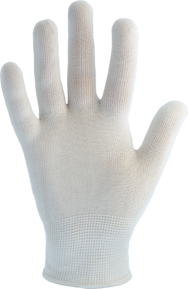 Перчатки нейлоновые бесшовные белые ArmProtect 6220 р.10