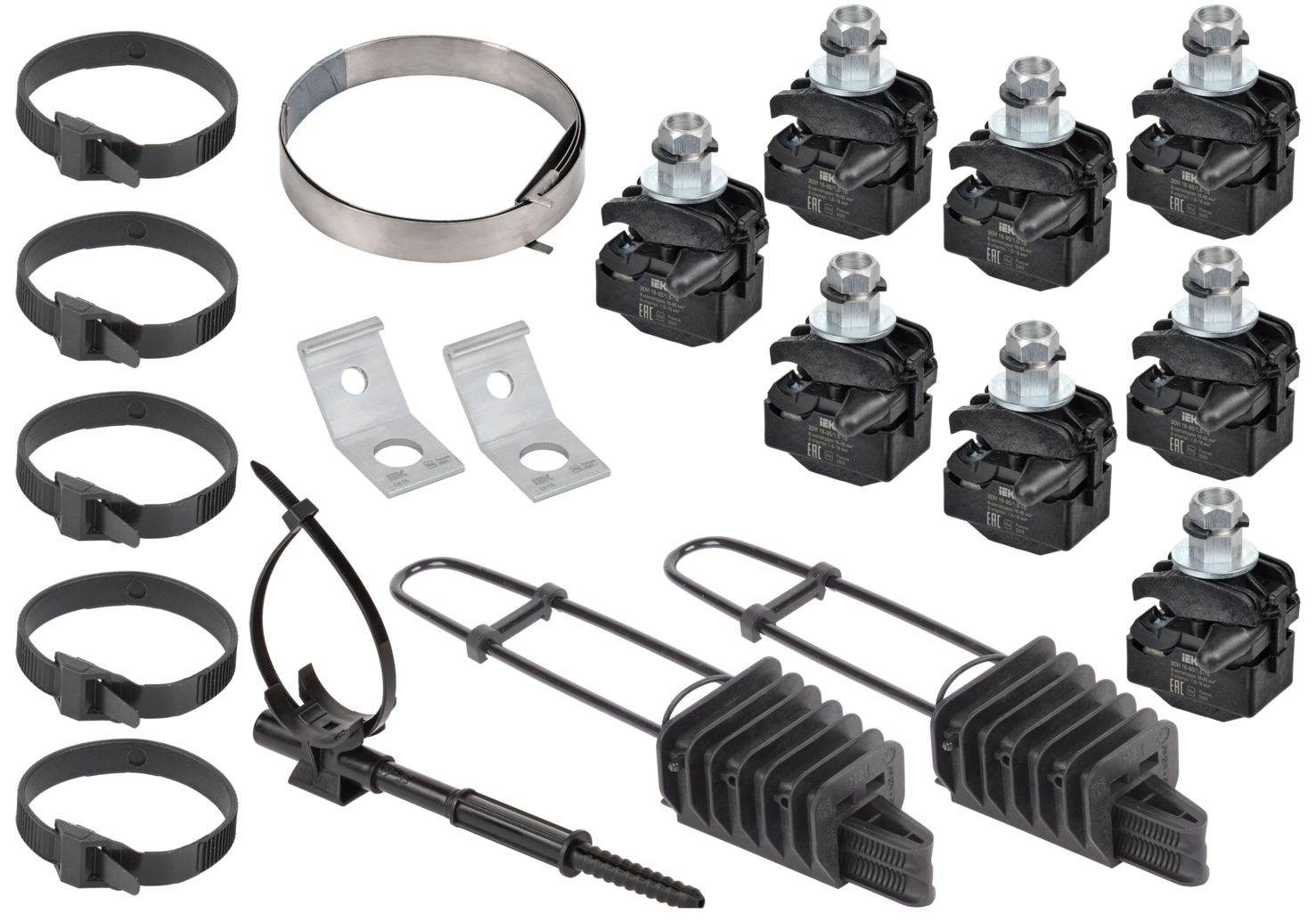 Комплект для подключения абонентов АСИП-3 фазный IEK