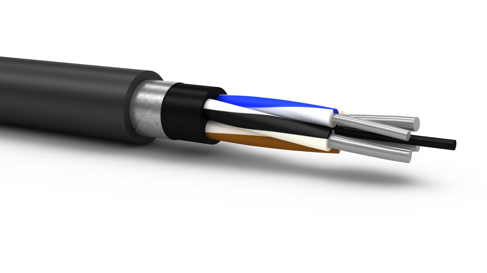 Кабель силовой АВБШв 4х50ок(N)-0.66 ТРТС  однопроволочный   ВНИИКП