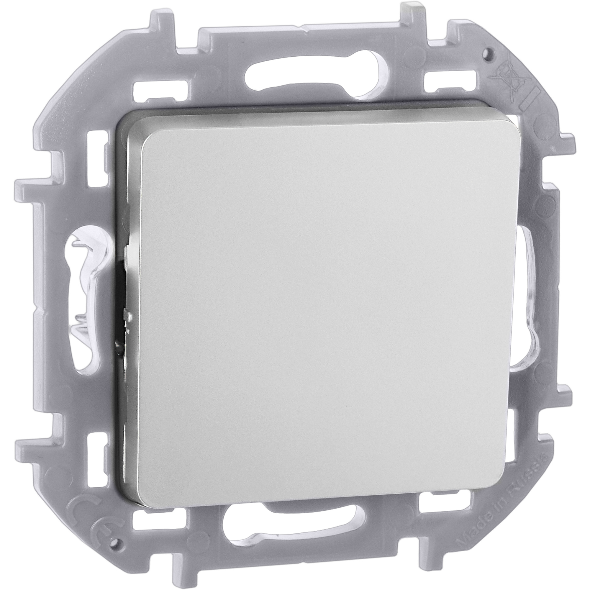 Переключатель одноклавишный INSPIRIA 10 AX 250 В~ алюминий