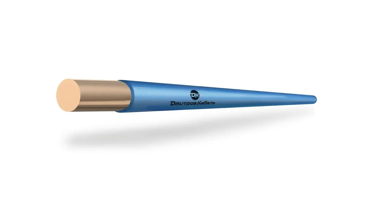 Провод силовой ПУВ 1х10 синий ТРТС однопроволочн  ый