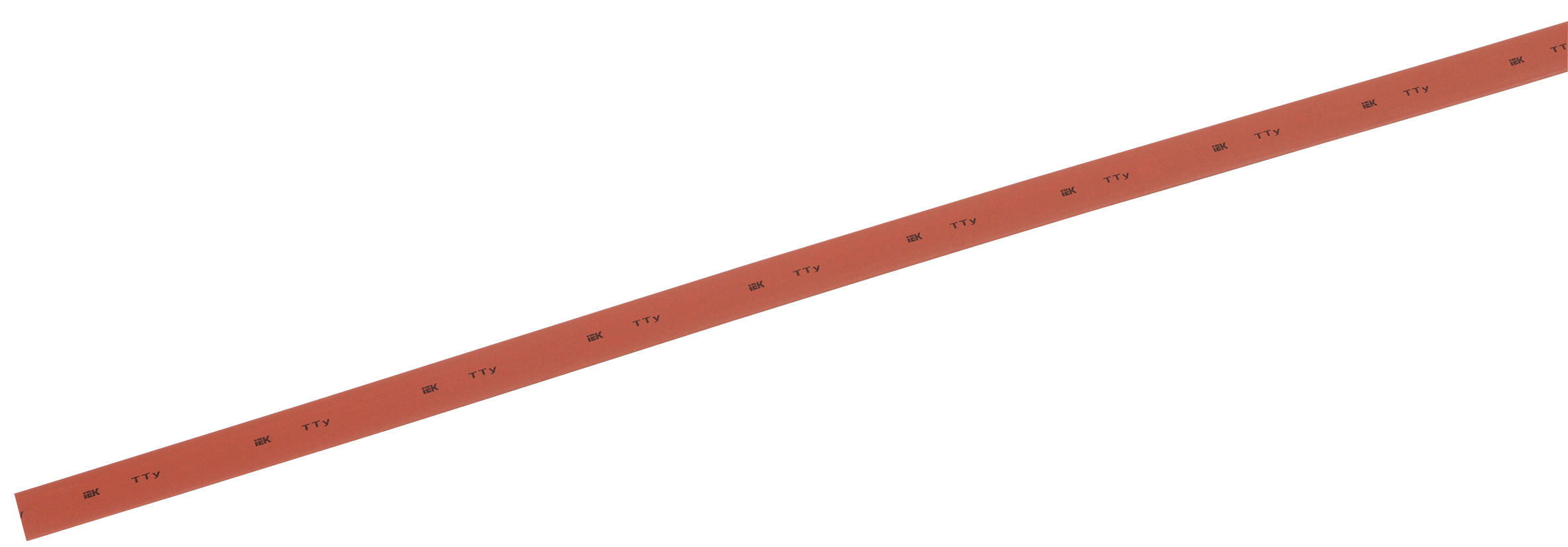 Трубка термоусаживаемая ТТУ 10/5 красная (1м)