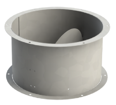 Клапан обратный для крышного вентилятора D500