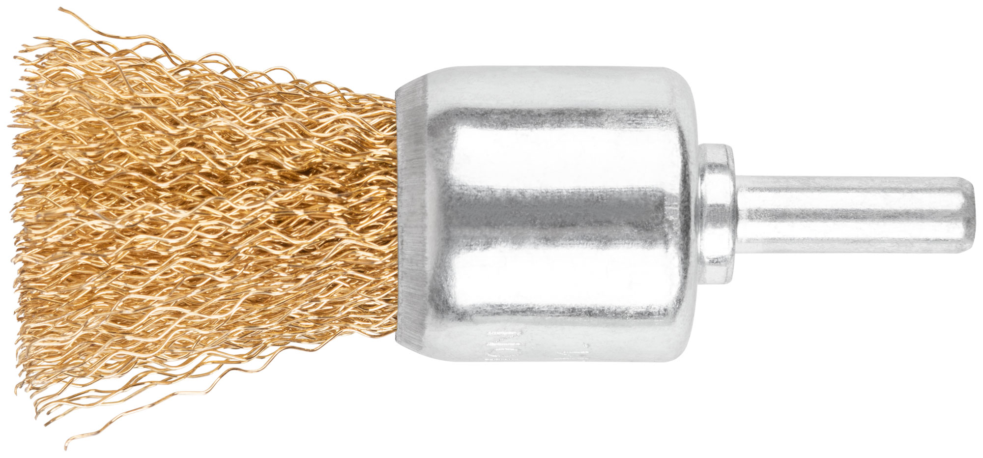 Щетка для дрели, Чашка, латунированная витая проволока 0,3 мм, 25 мм, блистер, Profi