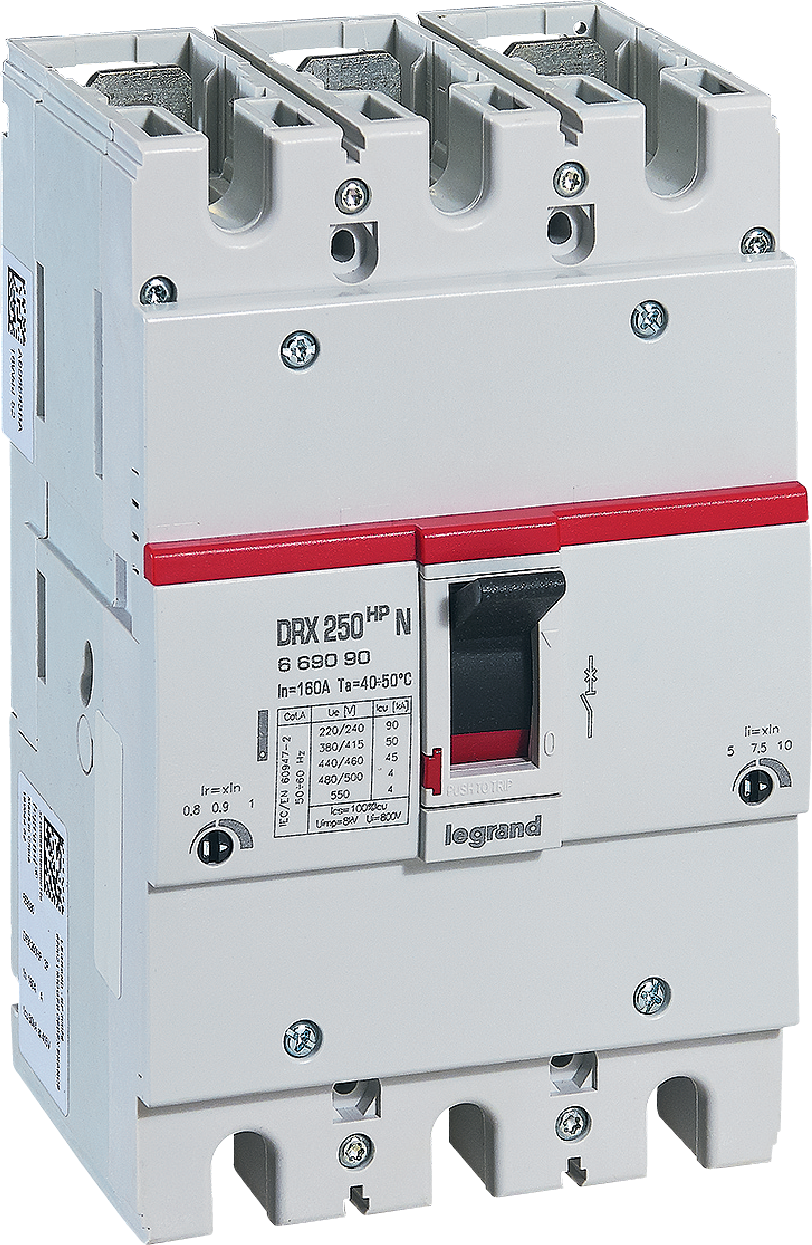 Выключатель автоматический DRX 250 HP TM Рег 3П 250A 25кА