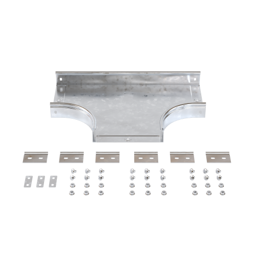 Ответвитель DPT Т-образный горизонтальный 100х50 в комплекте с крепежными элементами и соединительными пластинами